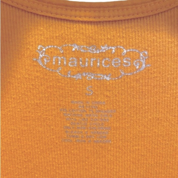 Maurices Ribbed Golden-Yellow Tank Top - Picture 6 of 6